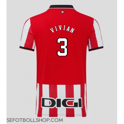 Billiga Athletic Bilbao Dani Vivian #3 Hemma fotbollskläder 2025-26 Kortärmad Billiga Athletic Bilbao Dani Vivian #3 Hemma fotbollskläder 2025-26 Kortärmad